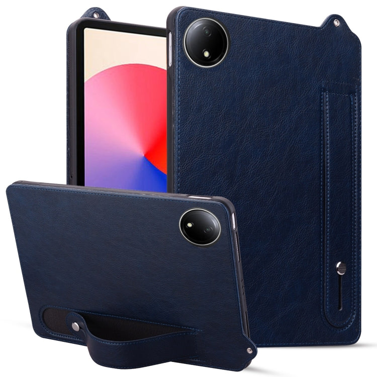 TPU Leather Back Tablet Case with Wristband, For Xiaomi Redmi Pad SE 8.7 2024, For Xiaomi Redmi Pad SE 11 2023, For Xiaomi Pad 6 / 6 Pro