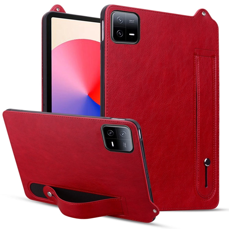 TPU Leather Back Tablet Case with Wristband, For Xiaomi Redmi Pad SE 8.7 2024, For Xiaomi Redmi Pad SE 11 2023, For Xiaomi Pad 6 / 6 Pro