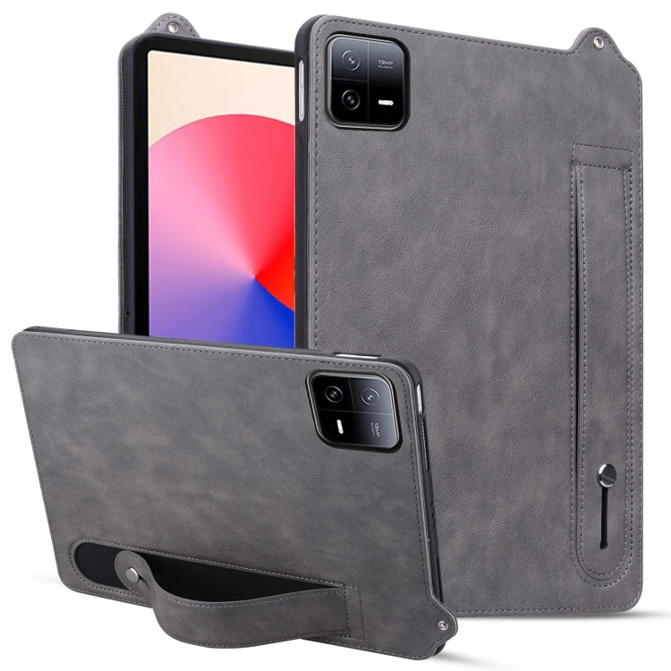 TPU Leather Back Tablet Case with Wristband, For Xiaomi Redmi Pad SE 8.7 2024, For Xiaomi Redmi Pad SE 11 2023, For Xiaomi Pad 6 / 6 Pro