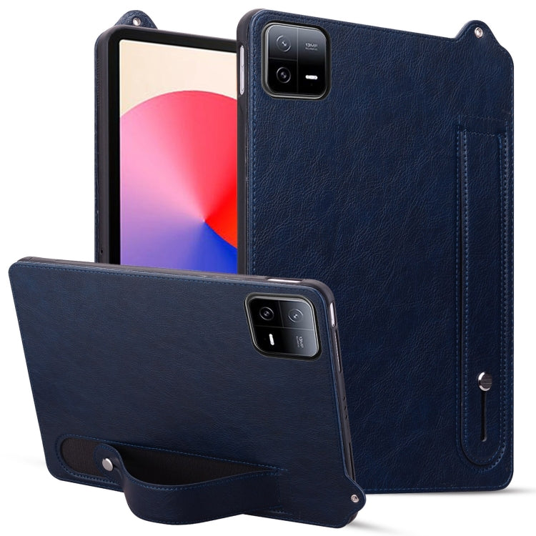 TPU Leather Back Tablet Case with Wristband, For Xiaomi Redmi Pad SE 8.7 2024, For Xiaomi Redmi Pad SE 11 2023, For Xiaomi Pad 6 / 6 Pro