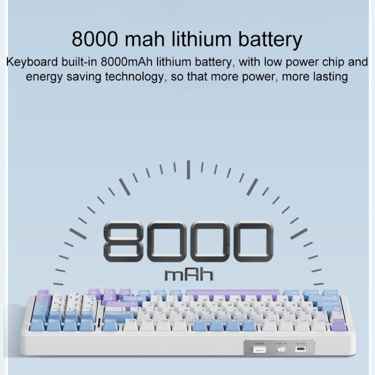 AULA F99 Pro 99 Keys Wired/2.4G/Bluetooth Three Model Customized RGB Mechanical Keyboard