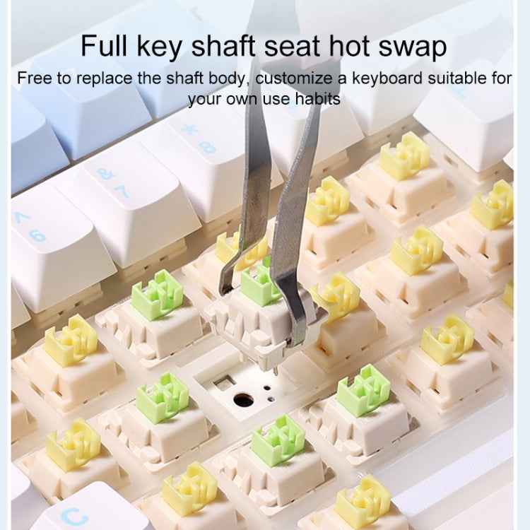 AULA F99 Pro 99 Keys Wired/2.4G/Bluetooth Three Model Customized RGB Mechanical Keyboard