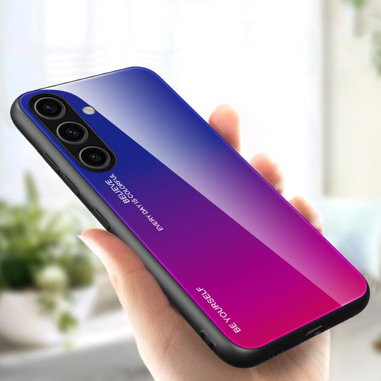 Gradient Color Glass Phone Case, For Samsung Galaxy S26 5G, For Samsung Galaxy S25 5G