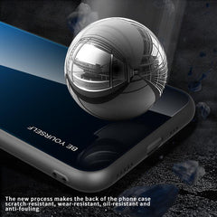 Gradient Color Glass Phone Case, For Samsung Galaxy S25+ 5G, For Samsung Galaxy S25 Ultra 5G