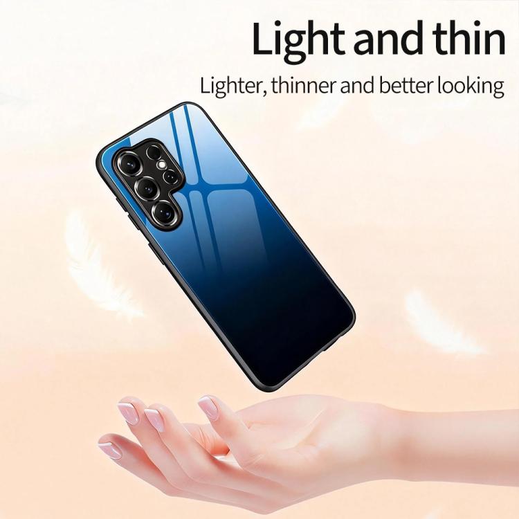 Gradient Color Glass Phone Case, For Samsung Galaxy S26 5G, For Samsung Galaxy S25 5G