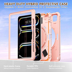 Dog Rotation Kickstand Silicone Hybrid PC Tablet Case, For iPad Pro 11 2025 / 2024, For iPad 2025 / 2022, For iPad Air 11 2025 / 2024 / Pro 11 2022, For iPad 10.2 2021 / 2020 / 2019