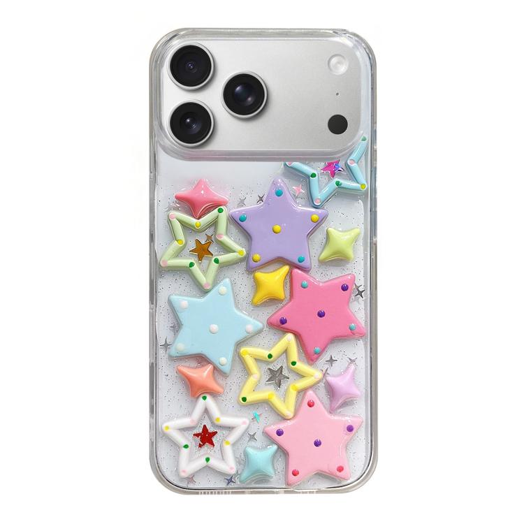 Epoxy Acrylic Hybrid TPU Phone Case, For iPhone 17 Pro Max, For iPhone 17 Pro, For iPhone 17