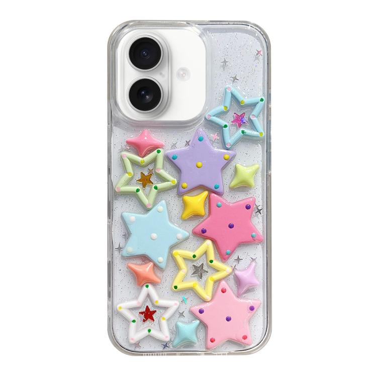 Epoxy Acrylic Hybrid TPU Phone Case, For iPhone 17 Pro Max, For iPhone 17 Pro, For iPhone 17