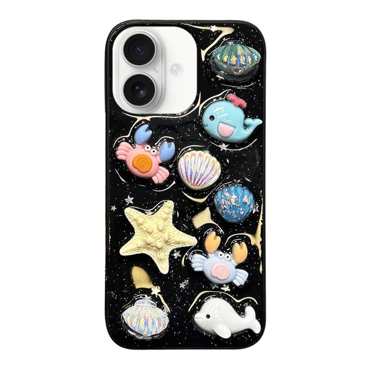 Epoxy Acrylic Hybrid TPU Phone Case, For iPhone 17 Pro Max, For iPhone 17 Pro, For iPhone 17