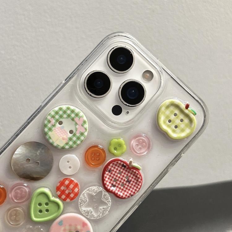 Epoxy Acrylic Hybrid TPU Phone Case, For iPhone Air, For iPhone 16 Pro Max, For iPhone 16 Pro