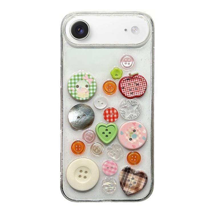 Epoxy Acrylic Hybrid TPU Phone Case, For iPhone Air, For iPhone 16 Pro Max, For iPhone 16 Pro