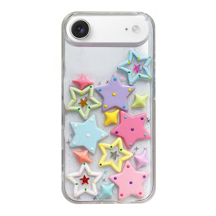 Epoxy Acrylic Hybrid TPU Phone Case, For iPhone Air, For iPhone 16 Pro Max, For iPhone 16 Pro