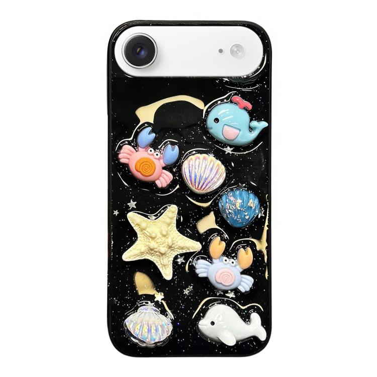 Epoxy Acrylic Hybrid TPU Phone Case, For iPhone Air, For iPhone 16 Pro Max, For iPhone 16 Pro