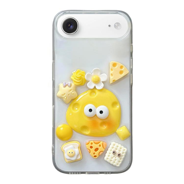 Epoxy Acrylic Hybrid TPU Phone Case, For iPhone Air, For iPhone 16 Pro Max, For iPhone 16 Pro