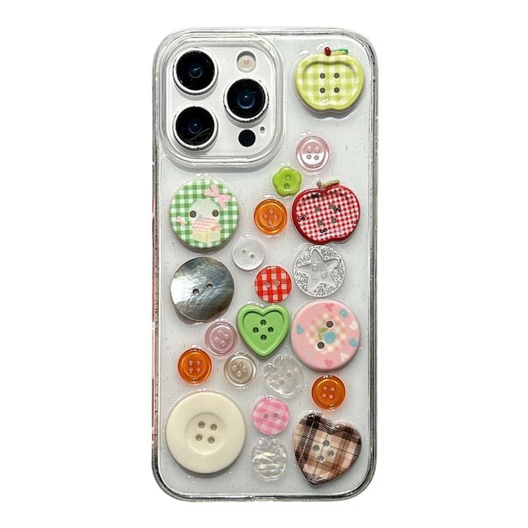 Epoxy Acrylic Hybrid TPU Phone Case, For iPhone Air, For iPhone 16 Pro Max, For iPhone 16 Pro