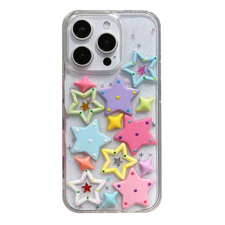 Epoxy Acrylic Hybrid TPU Phone Case, For iPhone Air, For iPhone 16 Pro Max, For iPhone 16 Pro