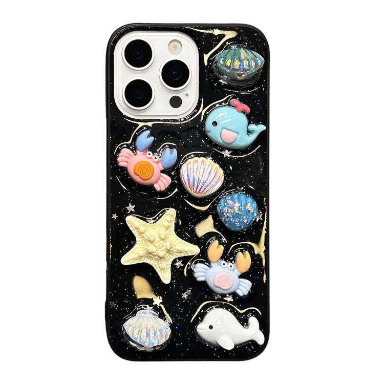 Epoxy Acrylic Hybrid TPU Phone Case, For iPhone Air, For iPhone 16 Pro Max, For iPhone 16 Pro
