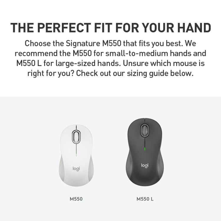 Logitech M550 Bluetooth 2.4G Wireless Dual Mode Silent Mouse, M550