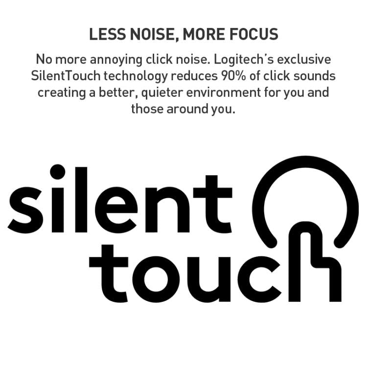 Logitech M550 Bluetooth 2.4G Wireless Dual Mode Silent Mouse, M550