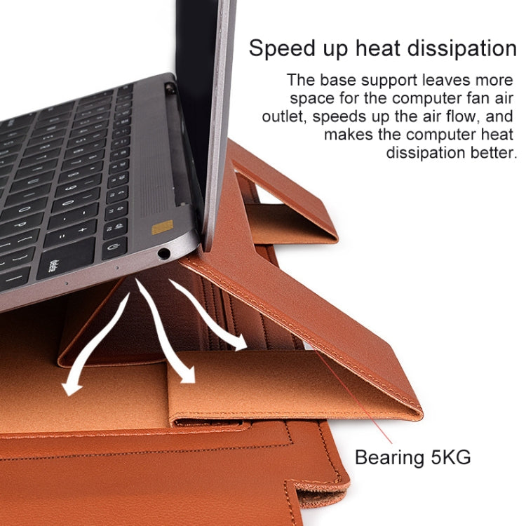 PU05 Sleeve Leather Case Carrying Bag, for 13.3 inch Laptop, for 14.1 inch Laptop, for 15.4 inch Laptop