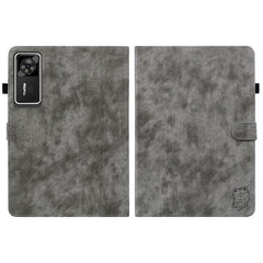 Embossed Tiger Pattern Leather Tablet Case, For Lenovo Legion Y700 Gen 4