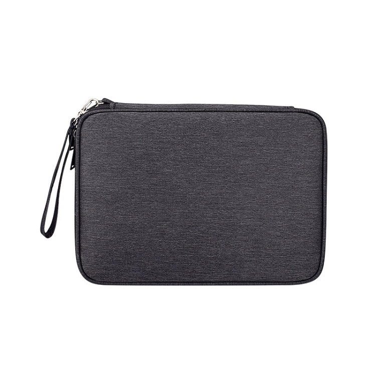 SM01 Multi-function Waterproof Double Layer Data Cable Earphone U Disk Digital Accessories Storage Bag, Size: L, Size: L(Black), Size: L(Navy Blue)