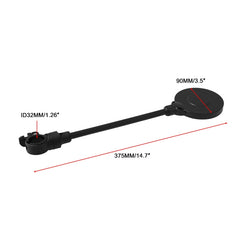 Pair Mountain Bike / Electric Motorcycle Multifunctional Adjustable Handlebar Rearview Mirror, MB-MR027