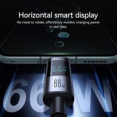 JOYROOM S-A16 Pro Prism Series 66W Digital Display USB to Type-C Fast Charging Data Cable, Length: 1.2m, USB to Type-C