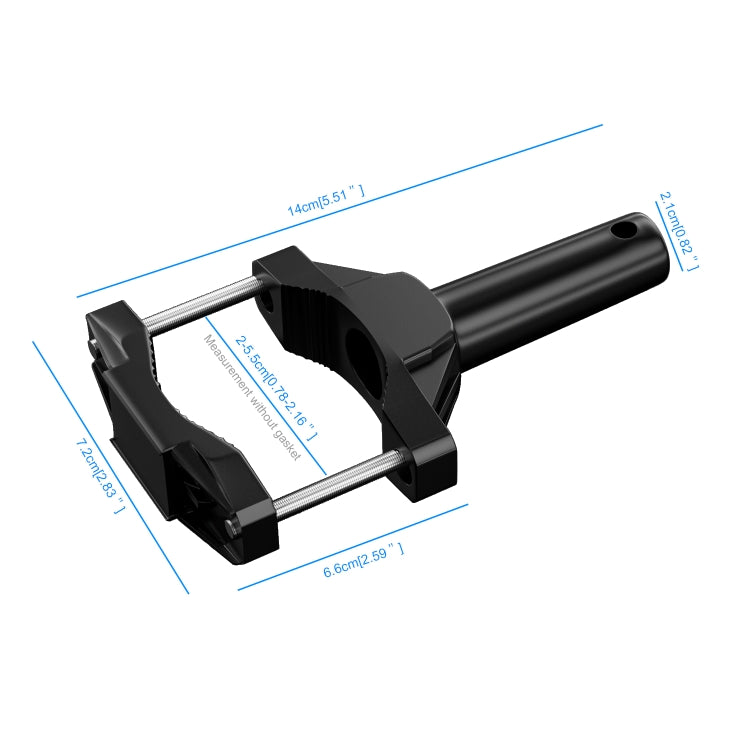 CS-1090A1 Motorcycle Modified Bumper Shock Absorption Fixture Spotlight Fixing Bracket, Spotlight Fixing Bracket
