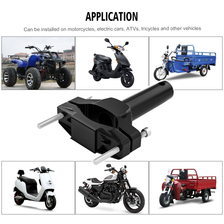 CS-1090A1 Motorcycle Modified Bumper Shock Absorption Fixture Spotlight Fixing Bracket, Spotlight Fixing Bracket