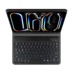 Colorful Backlight Bluetooth Keyboard Leather Tablet Case, For iPad Air 11 2024 / Air 11 2025, For iPad Air 5 / Air 4 10.9