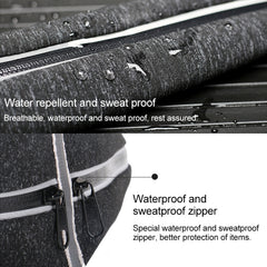 YS13 Outdoor Sport Waterproof Waist Bag Invisible Anti-theft Mobile Phone Storage Bag, without Earphone Hole, with Earphone Hole