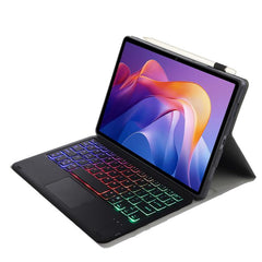 A0N15-AS Ultra-thin Detachable Backlight Bluetooth Keyboard Leather Tablet Case with Touchpad, For Xiaomi Redmi Pad 2 2025