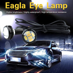 10 PCS 23mm 6LEDs SMD-5730 DC9-80V Motorcycle Eagle Eye Light, 6LEDs SMD-5730, 6LEDs SMD-5730(White Light)