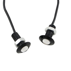 10 PCS 18mm 1.5W DC9-80V Motorcycle Eagle Eye Light Single Lens, 18mm Single Lens(Yellow Light), 18mm Single Lens(Red Light), 18mm Single Lens(White Light)