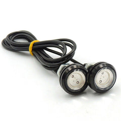 10 PCS 23mm 1.5W DC9-80V Motorcycle Eagle Eye Light Double Lens, 23mm Double Lens(Red Light), 23mm Double Lens(White Light), 23mm Double Lens(Yellow Light)