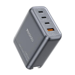 Yesido YC143 140W 4 Ports GaN Fast Charging Charger, 3 x USB-C / Type-C, 1 x USB-A