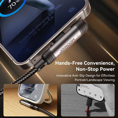 JOYROOM S-A56 EnjoyX Series 3A USB to Type-C 90 Degree Fast Charging Data Cable, USB to Type-C