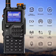 Baofeng K5 PLUS Dual-watch Dual-standby FM Handheld Analog Walkie Talkie, EU Plug, US Plug