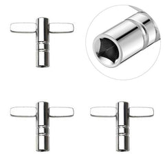 CT-826 T-shaped Square Hole Drum Key Universal Adjustment Wrench Tool for Drum Set, CT-826