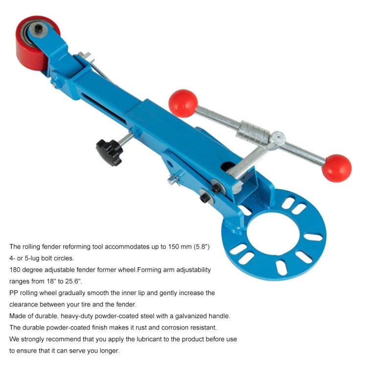 Car Wheel Eyebrow Repair Tool Fender Roller Tool Fender Reforming Extending Tool, LE001-BL