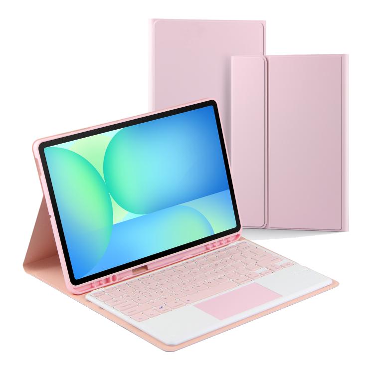 PSC-X620 Touchpad Bluetooth Keyboard Leather Tablet Case, PSC-X620