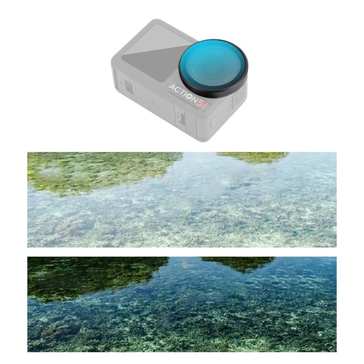 For DJI Action 5 Pro Camera Lens Filter, CPL, ND8, ND16, ND32, ND64, UV, Diffusion 1/4