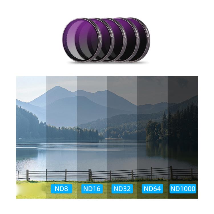 For DJI Action 5 Pro Camera Lens Filter, CPL, ND8, ND16, ND32, ND64, UV, Diffusion 1/4