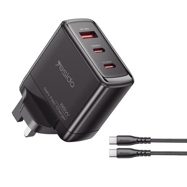 Yesido YC98C 65W Three-port Fast Charger, YC98C