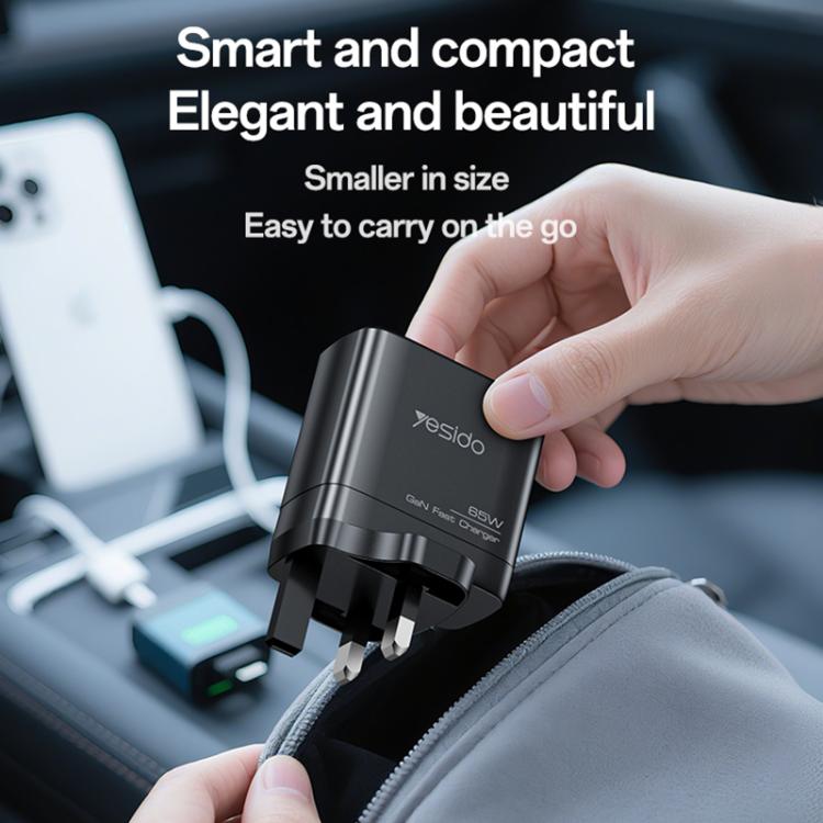 Yesido YC98C 65W Three-port Fast Charger, YC98C