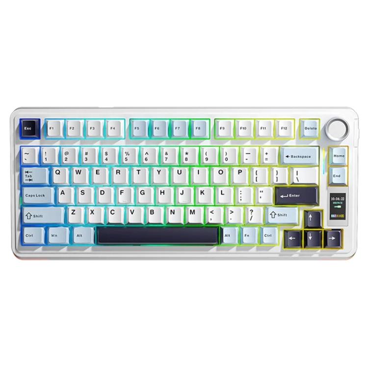 AULA S75 Pro 80 Keys wired/2.4G/Bluetooth Three Model Customizable Gradient Mechanical Keyboard