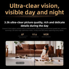 Original Xiaomi Smart Camera 4C 3.5K AI Detection 6MP Full Color Night Vision WiFi 6 Home Security Camera, Xiaomi Smart Camera 4C 3.5K