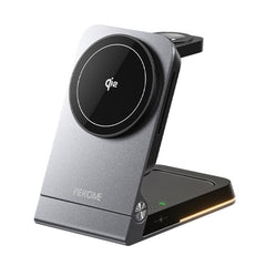 WK WP-U180 Tonayn Qi2 15W 3 in 1 Magnetic Wireless Charger, WP-U180