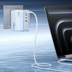 WK WP-U20 lceyon 140W GaN Multi-function Charger, EU Plug, UK Plug